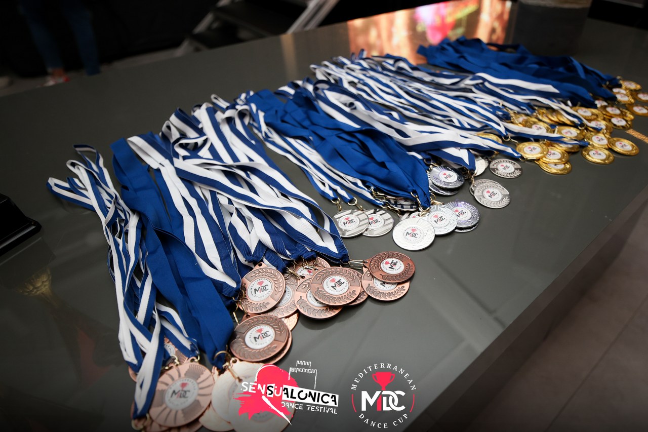 Mediterranean Dance Cup medals