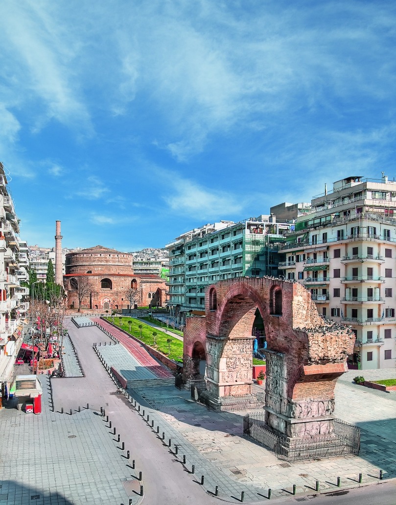 Arch of Galerius and Rotunda in Thessaloniki