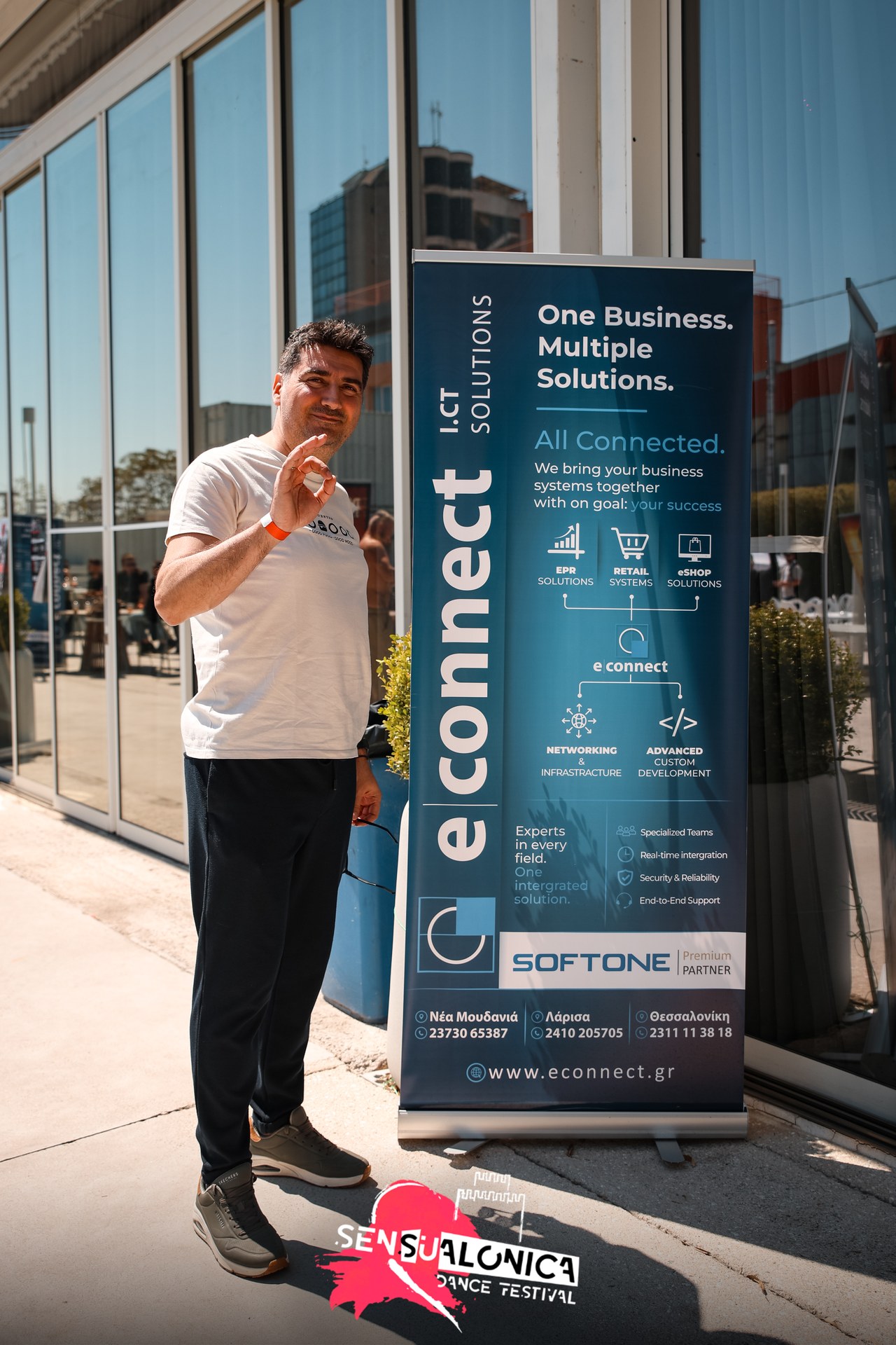 Sponsor activation at Sensualonica Dance Festival